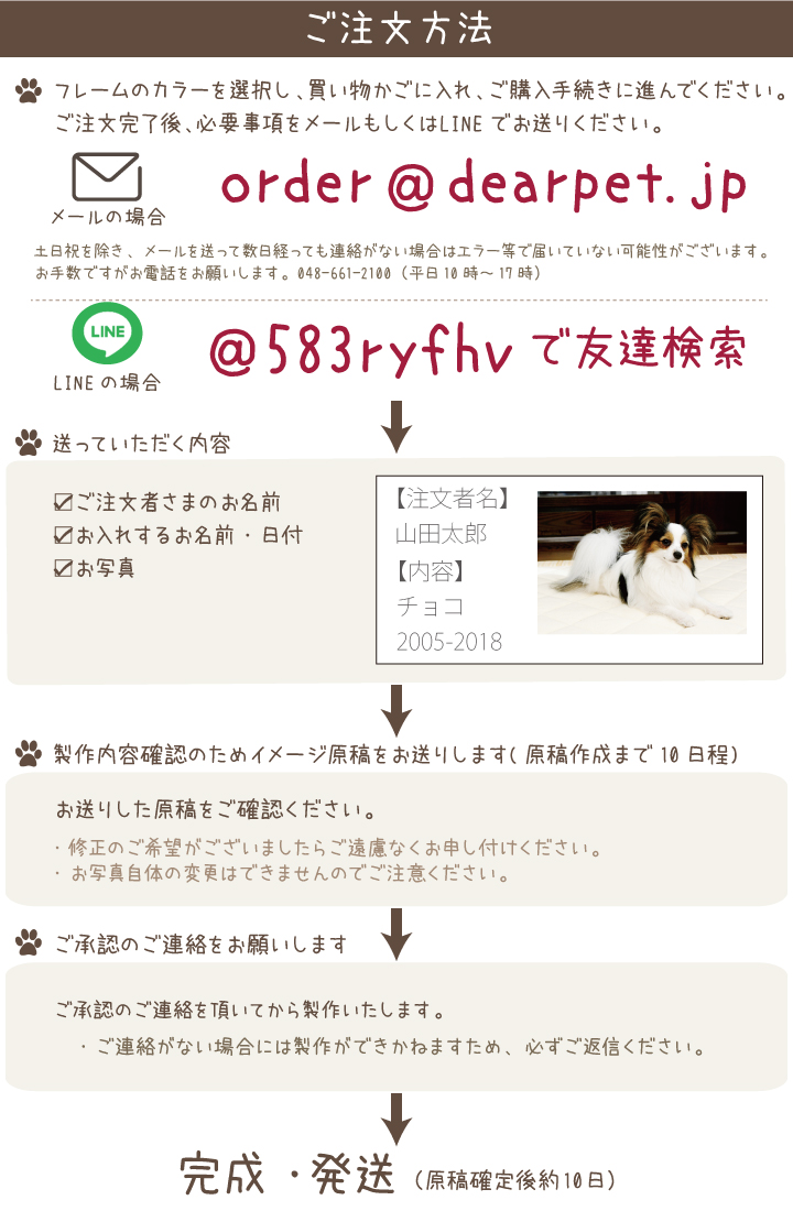 ペット骨壷 写真入り