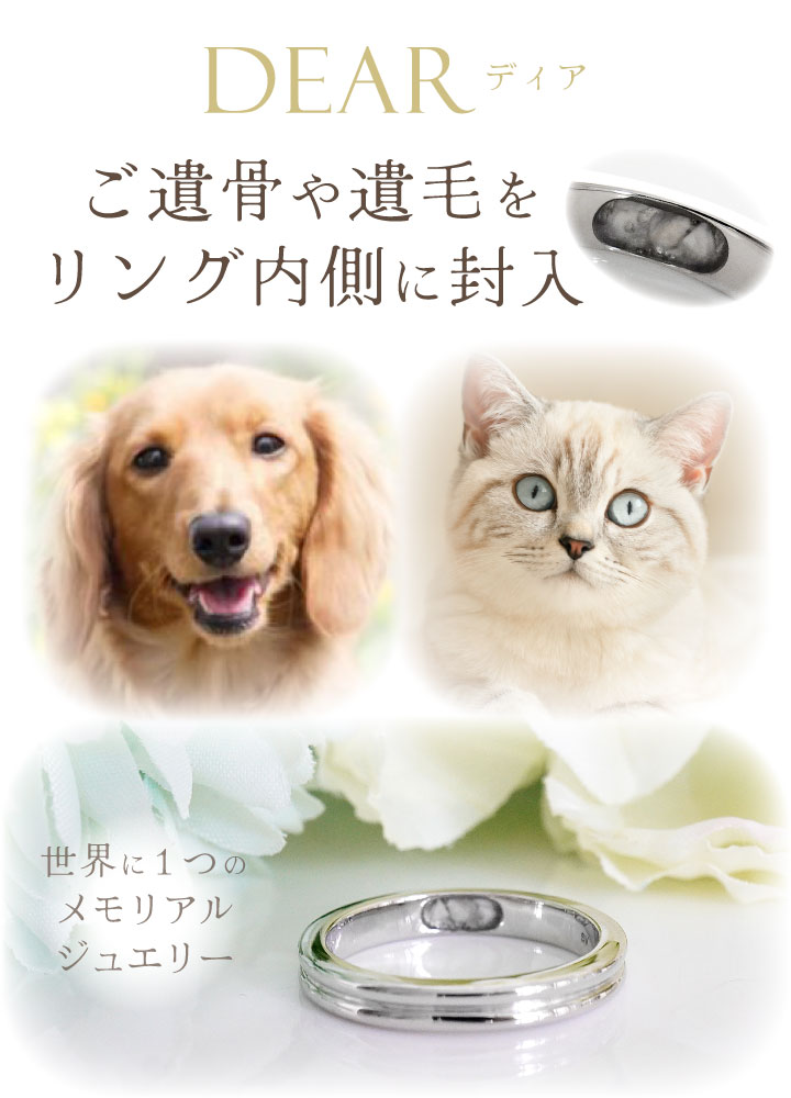 ペット 遺骨 リング 指輪 DEAR ディア 