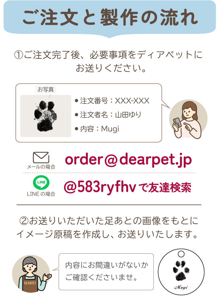 足あとチャーム