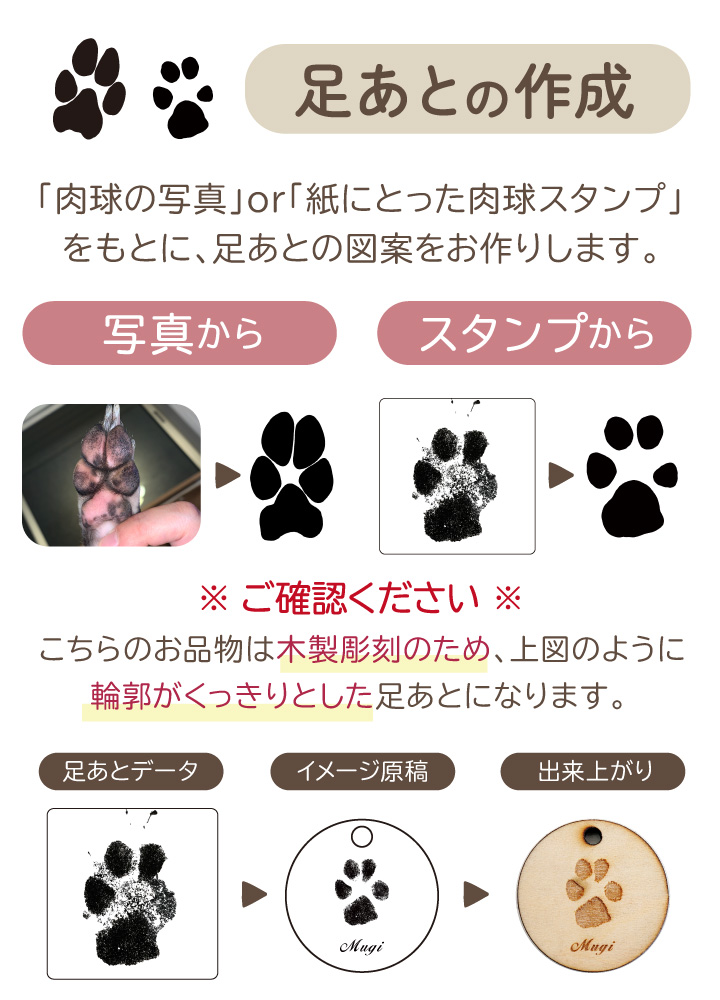 足あとチャーム