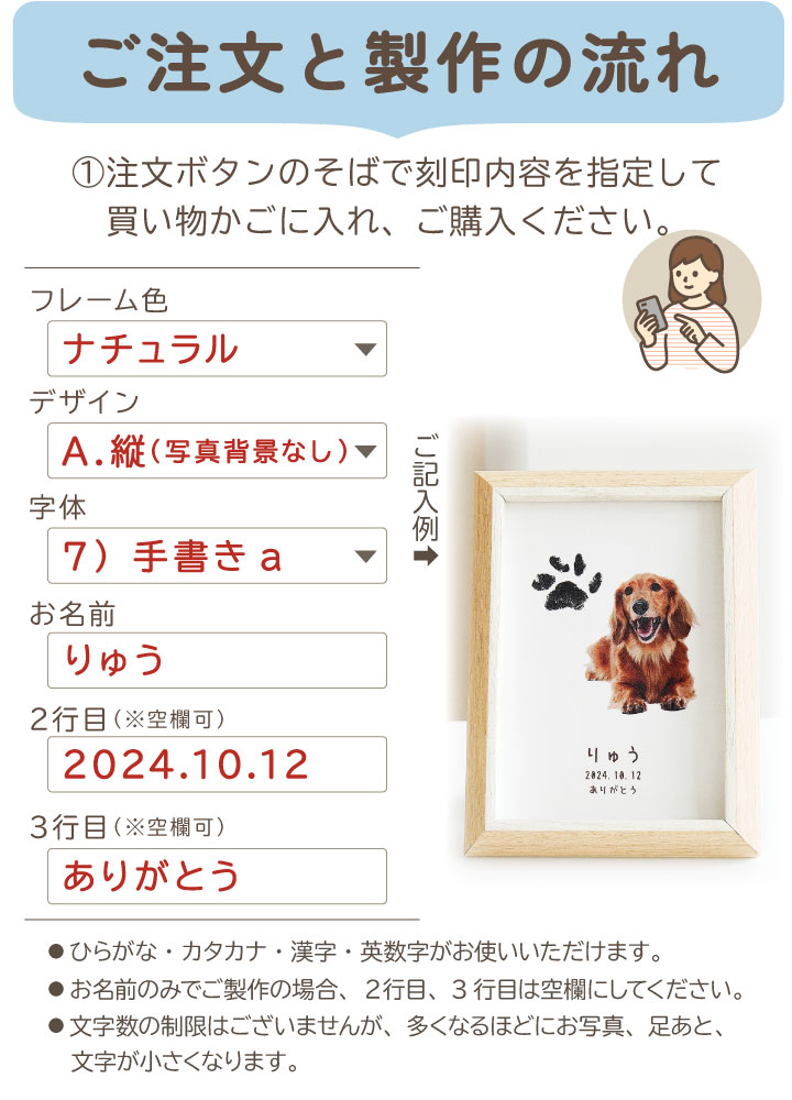 ペットの写真で作るクッション