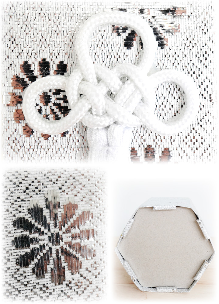 シルバーのペット骨壷カバー