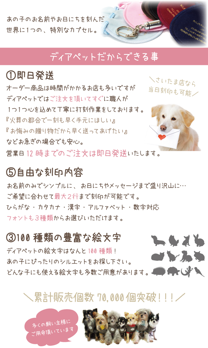ペット 遺骨カプセル
